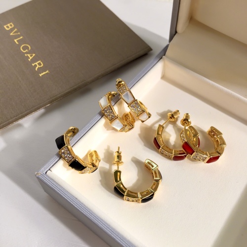Replica Bvlgari Earrings For Women #1182469 $29.00 USD for Wholesale