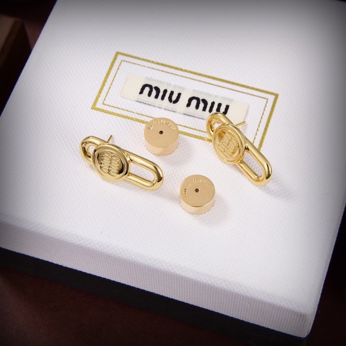 Replica MIU MIU Earrings For Women #1182492 $27.00 USD for Wholesale