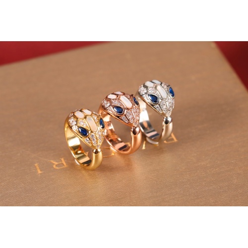 Replica Bvlgari Rings For Women #1182508 $39.00 USD for Wholesale