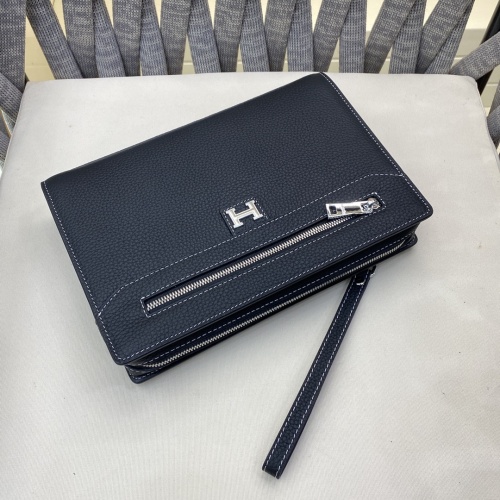 Replica Hermes AAA Man Wallets #1182670 $88.00 USD for Wholesale