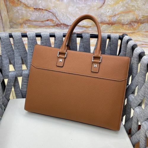 Replica Hermes AAA Man Handbags #1182726 $158.00 USD for Wholesale