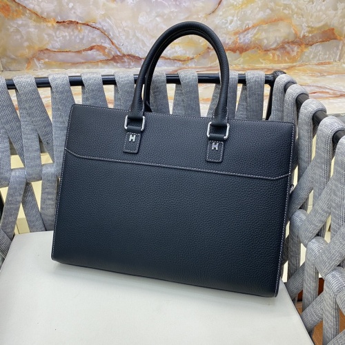 Replica Hermes AAA Man Handbags #1182727 $158.00 USD for Wholesale