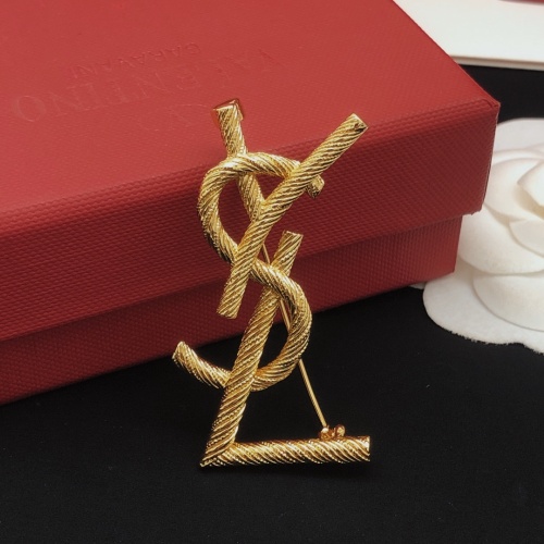 Replica Yves Saint Laurent Brooches For Women #1182733 $27.00 USD for Wholesale