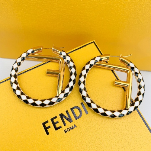 Fendi Earrings For Women #1182748 $36.00 USD, Wholesale Replica Fendi Earrings
