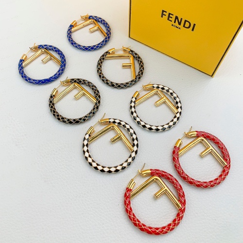 Replica Fendi Earrings For Women #1182748 $36.00 USD for Wholesale