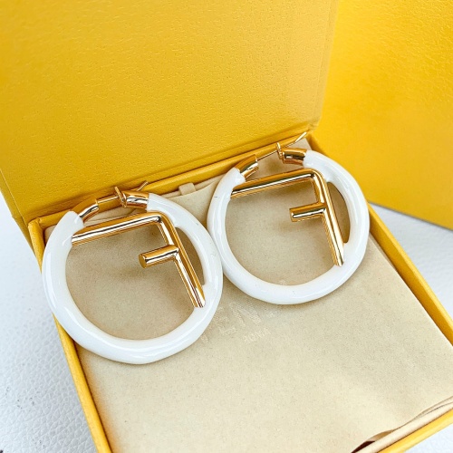 Fendi Earrings For Women #1182753 $34.00 USD, Wholesale Replica Fendi Earrings