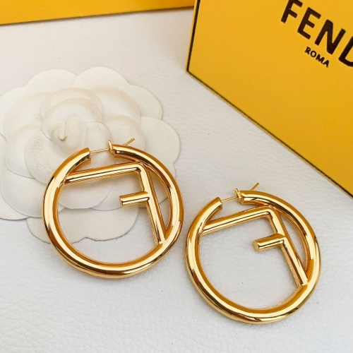 Fendi Earrings For Women #1182755 $34.00 USD, Wholesale Replica Fendi Earrings