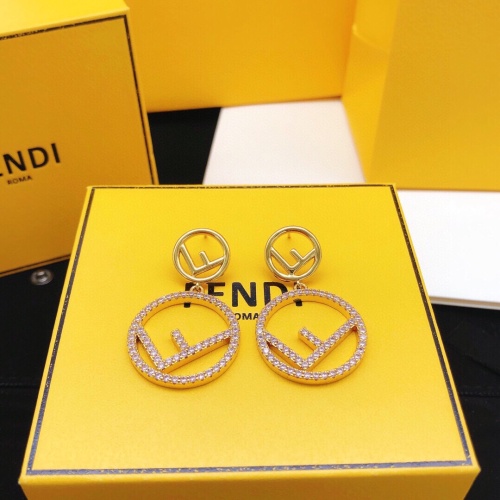 Replica Fendi Earrings For Women #1182846 $32.00 USD for Wholesale