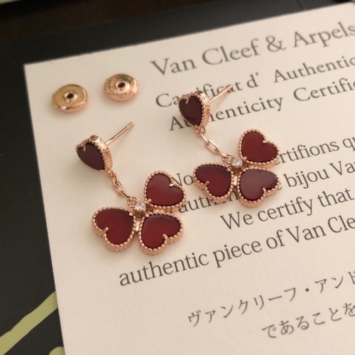 Replica Van Cleef & Arpels Earrings For Women #1182874 $32.00 USD for Wholesale