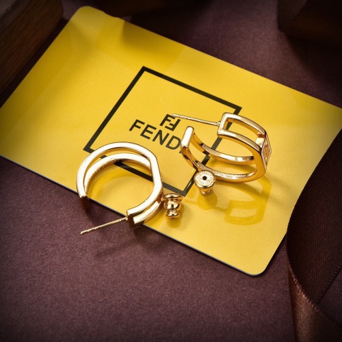 Replica Fendi Earrings For Women #1183032 $27.00 USD for Wholesale