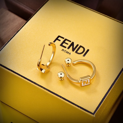 Replica Fendi Earrings For Women #1183035 $27.00 USD for Wholesale