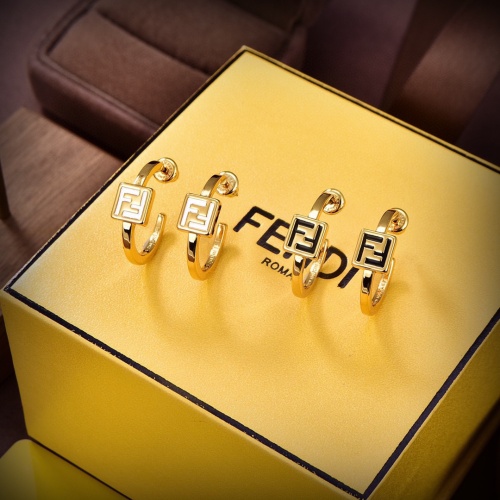 Replica Fendi Earrings For Women #1183035 $27.00 USD for Wholesale