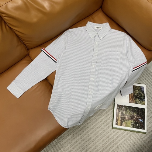 Thom Browne TB Shirts Long Sleeved For Unisex #1183216 $48.00 USD, Wholesale Replica Thom Browne TB Shirts