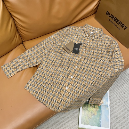 Burberry Shirts Long Sleeved For Unisex #1183225 $56.00 USD, Wholesale Replica Burberry Shirts