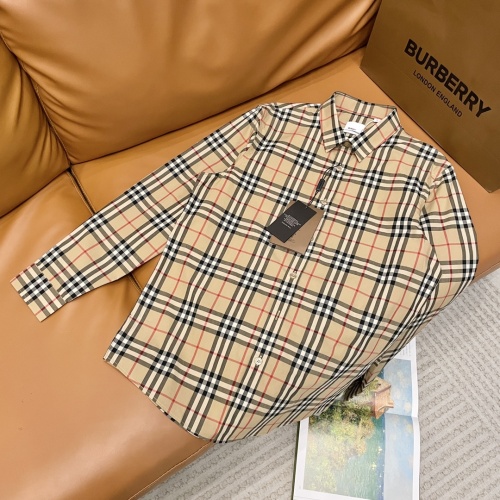 Burberry Shirts Long Sleeved For Unisex #1183227 $56.00 USD, Wholesale Replica Burberry Shirts
