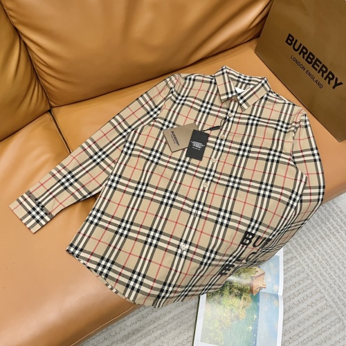 Burberry Shirts Long Sleeved For Unisex #1183228 $60.00 USD, Wholesale Replica Burberry Shirts