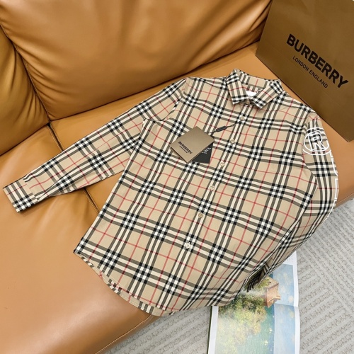 Burberry Shirts Long Sleeved For Unisex #1183229 $60.00 USD, Wholesale Replica Burberry Shirts