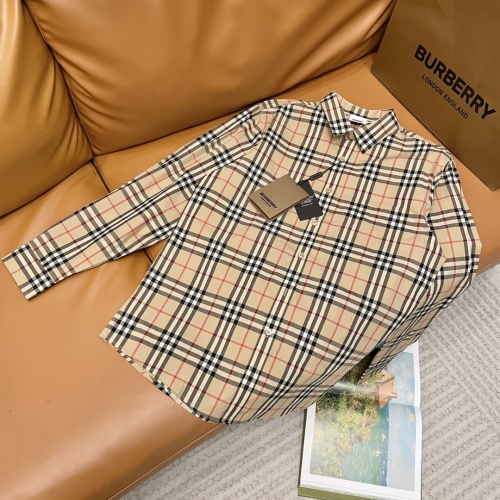 Burberry Shirts Long Sleeved For Unisex #1183231 $60.00 USD, Wholesale Replica Burberry Shirts