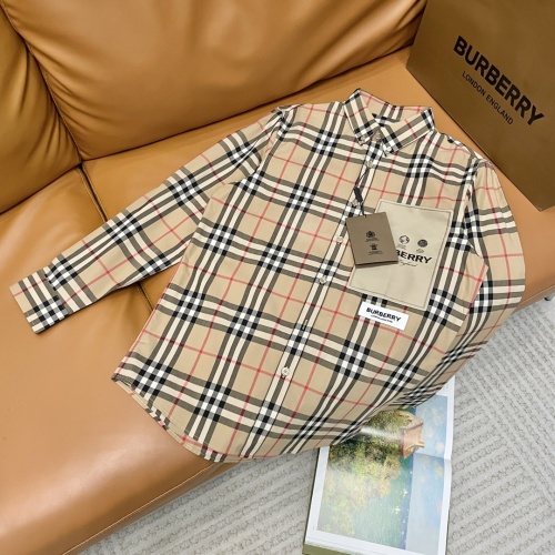 Burberry Shirts Long Sleeved For Unisex #1183232 $60.00 USD, Wholesale Replica Burberry Shirts