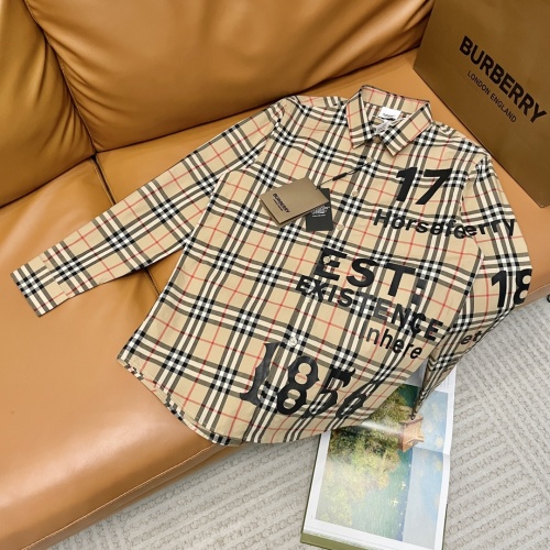 Burberry Shirts Long Sleeved For Unisex #1183233 $60.00 USD, Wholesale Replica Burberry Shirts