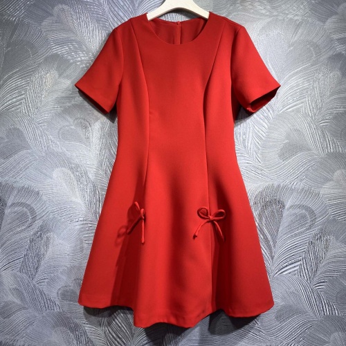 Valentino Dresses Short Sleeved For Women #1183271 $118.00 USD, Wholesale Replica Valentino Dresses