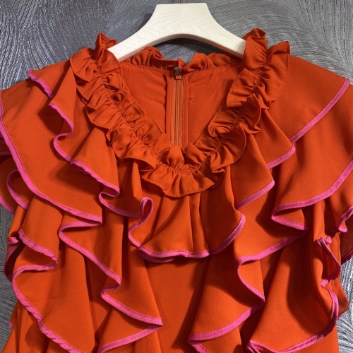 Replica Valentino Dresses Sleeveless For Women #1183273 $128.00 USD for Wholesale