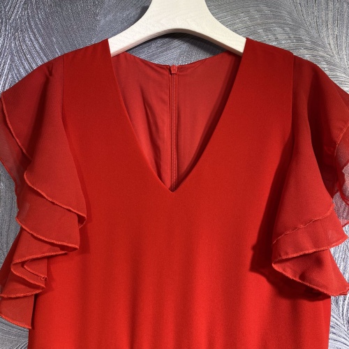 Replica Valentino Dresses Sleeveless For Women #1183281 $128.00 USD for Wholesale