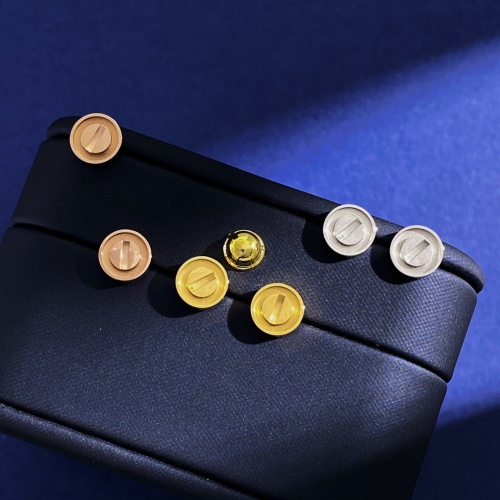 Replica Cartier Earrings For Women #1183295 $27.00 USD for Wholesale