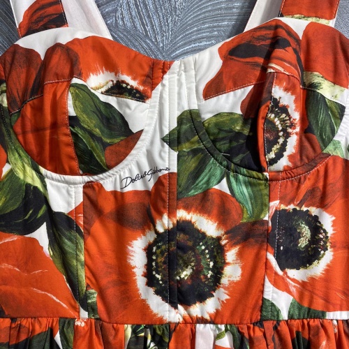 Replica Dolce & Gabbana Dresses Sleeveless For Women #1183328 $128.00 USD for Wholesale