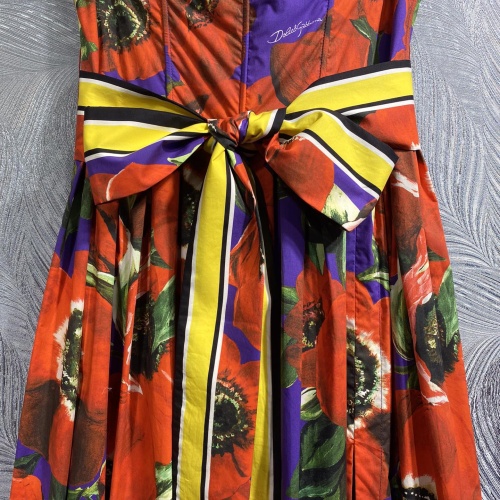 Replica Dolce & Gabbana Dresses Sleeveless For Women #1183329 $135.00 USD for Wholesale