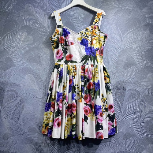 Dolce &amp; Gabbana Dresses Sleeveless For Women #1183330 $130.00 USD, Wholesale Replica Dolce &amp; Gabbana Dresses