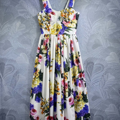 Dolce &amp; Gabbana Dresses Sleeveless For Women #1183332 $128.00 USD, Wholesale Replica Dolce &amp; Gabbana Dresses