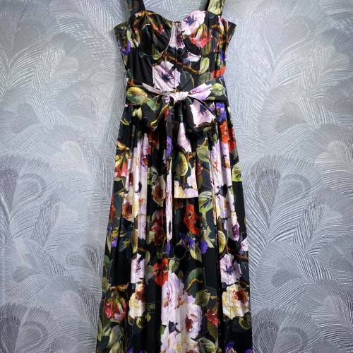 Dolce &amp; Gabbana Dresses Sleeveless For Women #1183336 $135.00 USD, Wholesale Replica Dolce &amp; Gabbana Dresses