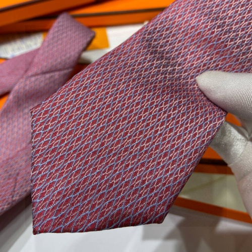 Replica Hermes Necktie For Men #1183390 $40.00 USD for Wholesale