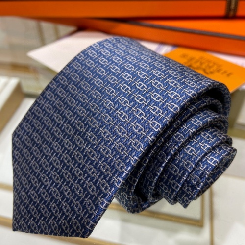 Replica Hermes Necktie For Men #1183394 $40.00 USD for Wholesale