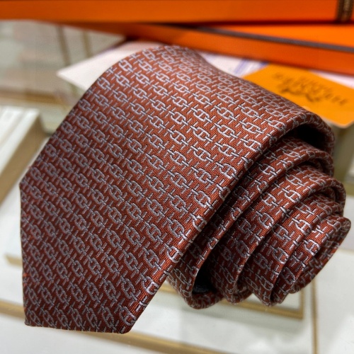 Replica Hermes Necktie For Men #1183395 $40.00 USD for Wholesale