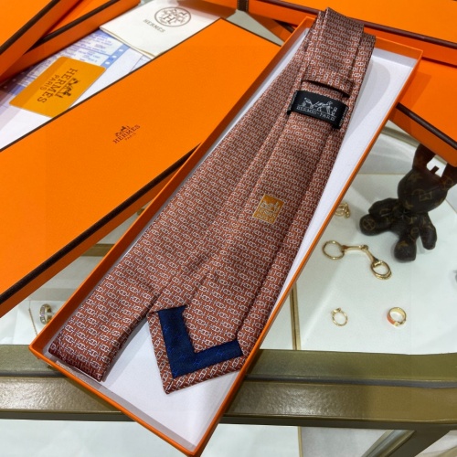 Replica Hermes Necktie For Men #1183395 $40.00 USD for Wholesale