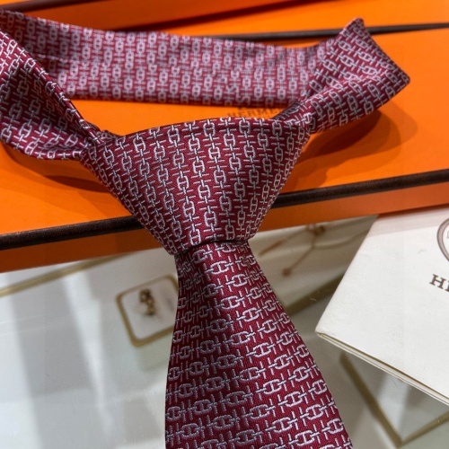 Replica Hermes Necktie For Men #1183396 $40.00 USD for Wholesale