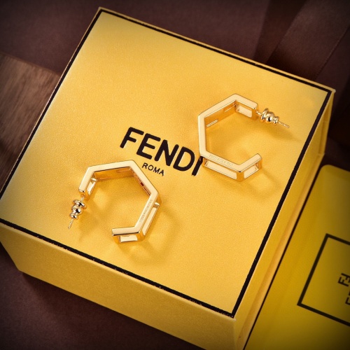 Replica Fendi Earrings For Women #1183397 $27.00 USD for Wholesale