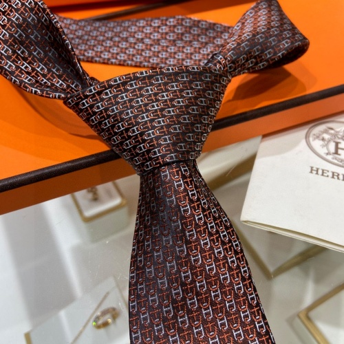 Replica Hermes Necktie For Men #1183403 $40.00 USD for Wholesale