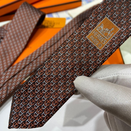 Replica Hermes Necktie For Men #1183403 $40.00 USD for Wholesale