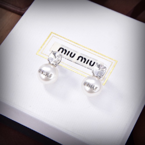 MIU MIU Earrings For Women #1183562 $27.00 USD, Wholesale Replica MIU MIU Earrings