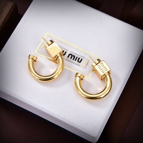 Replica MIU MIU Earrings For Women #1183586 $38.00 USD for Wholesale