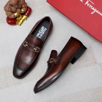 $85.00 USD Salvatore Ferragamo Leather Shoes For Men #1178969