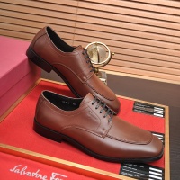 $108.00 USD Salvatore Ferragamo Leather Shoes For Men #1179328