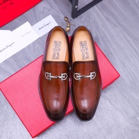 $96.00 USD Salvatore Ferragamo Leather Shoes For Men #1180035