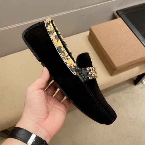 Replica Versace Leather Shoes For Men #1183674 $68.00 USD for Wholesale