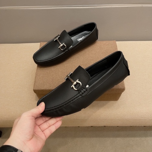 Salvatore Ferragamo Leather Shoes For Men #1183681 $68.00 USD, Wholesale Replica Salvatore Ferragamo Leather Shoes