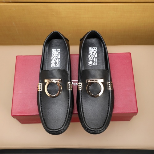 Salvatore Ferragamo Leather Shoes For Men #1183682 $68.00 USD, Wholesale Replica Salvatore Ferragamo Leather Shoes