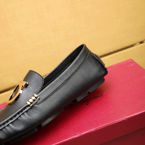 Replica Salvatore Ferragamo Leather Shoes For Men #1183682 $68.00 USD for Wholesale